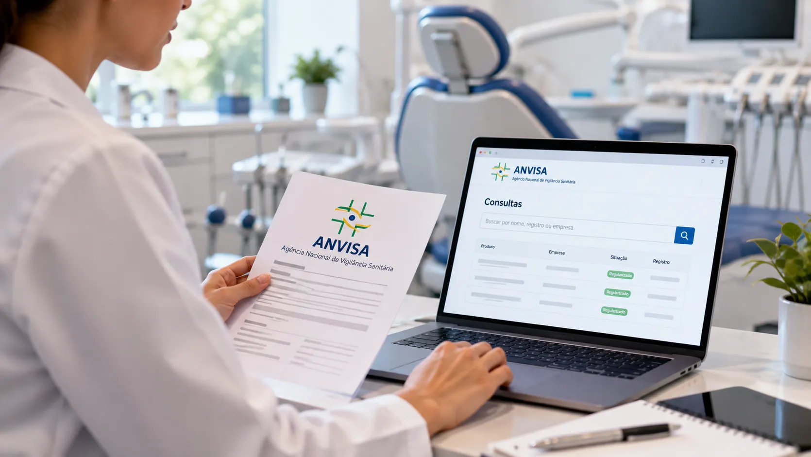 Como verificar se um equipamento odontológico é regularizado na Anvisa